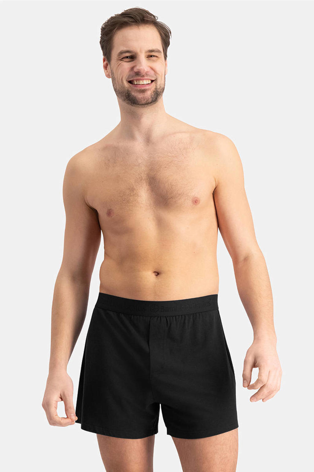 Bamboo Basics wijde boxershort Kay met bamboe (set van 2)
