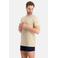 Bamboo Basics ondershirt Ruben met bamboe (set van 2) beige