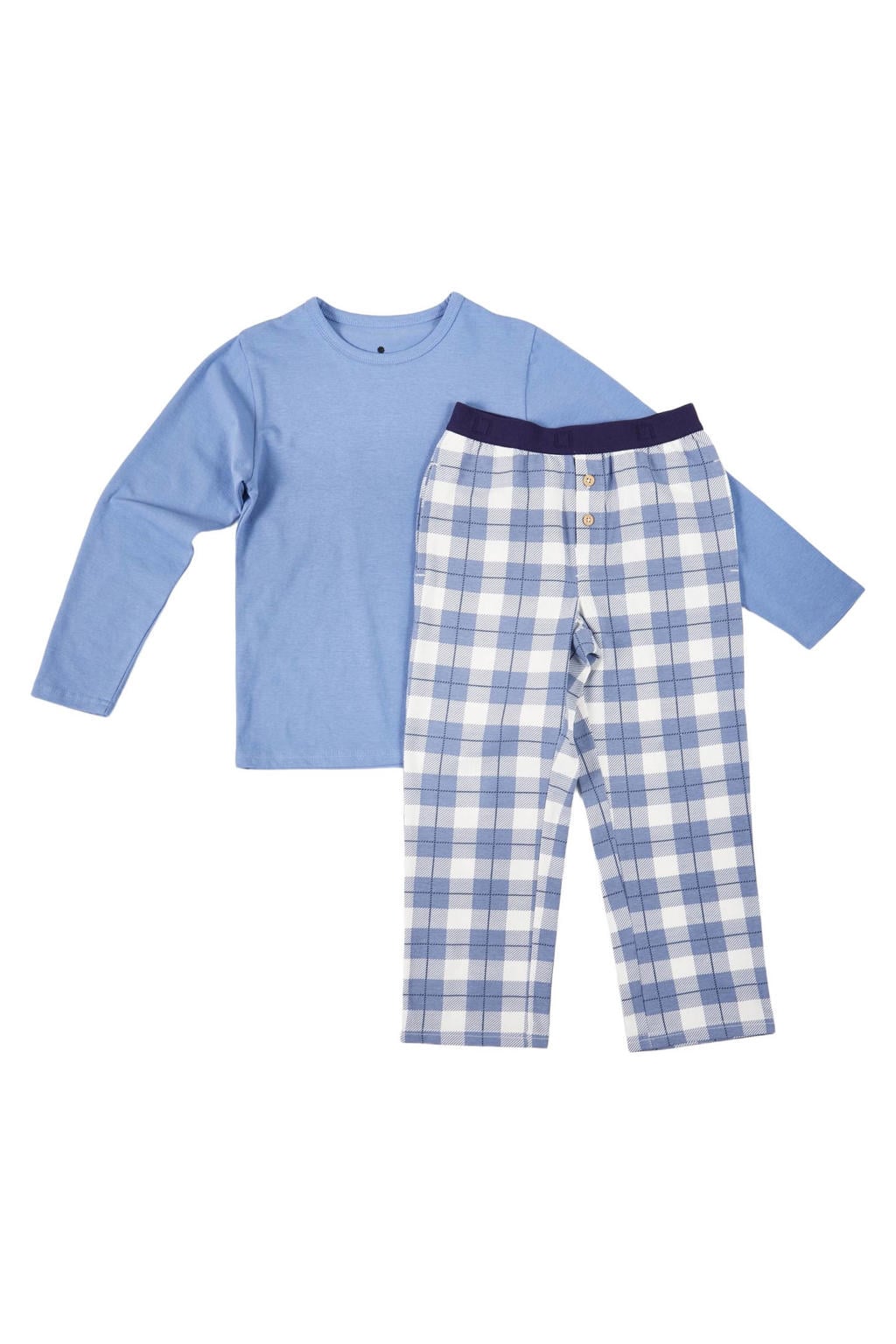 Little Label pyjama met geruite broek