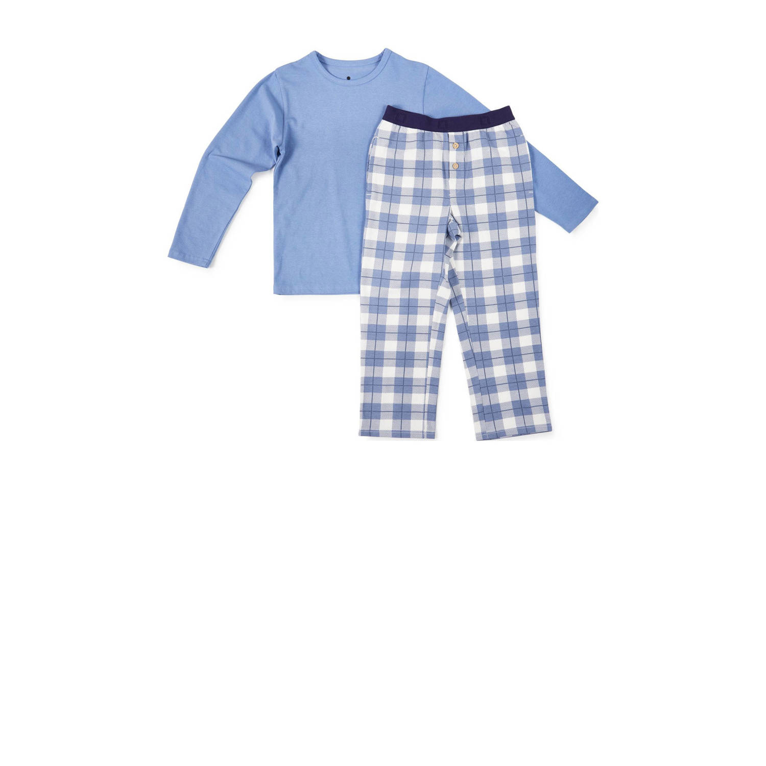 Little Label pyjama met geruite broek