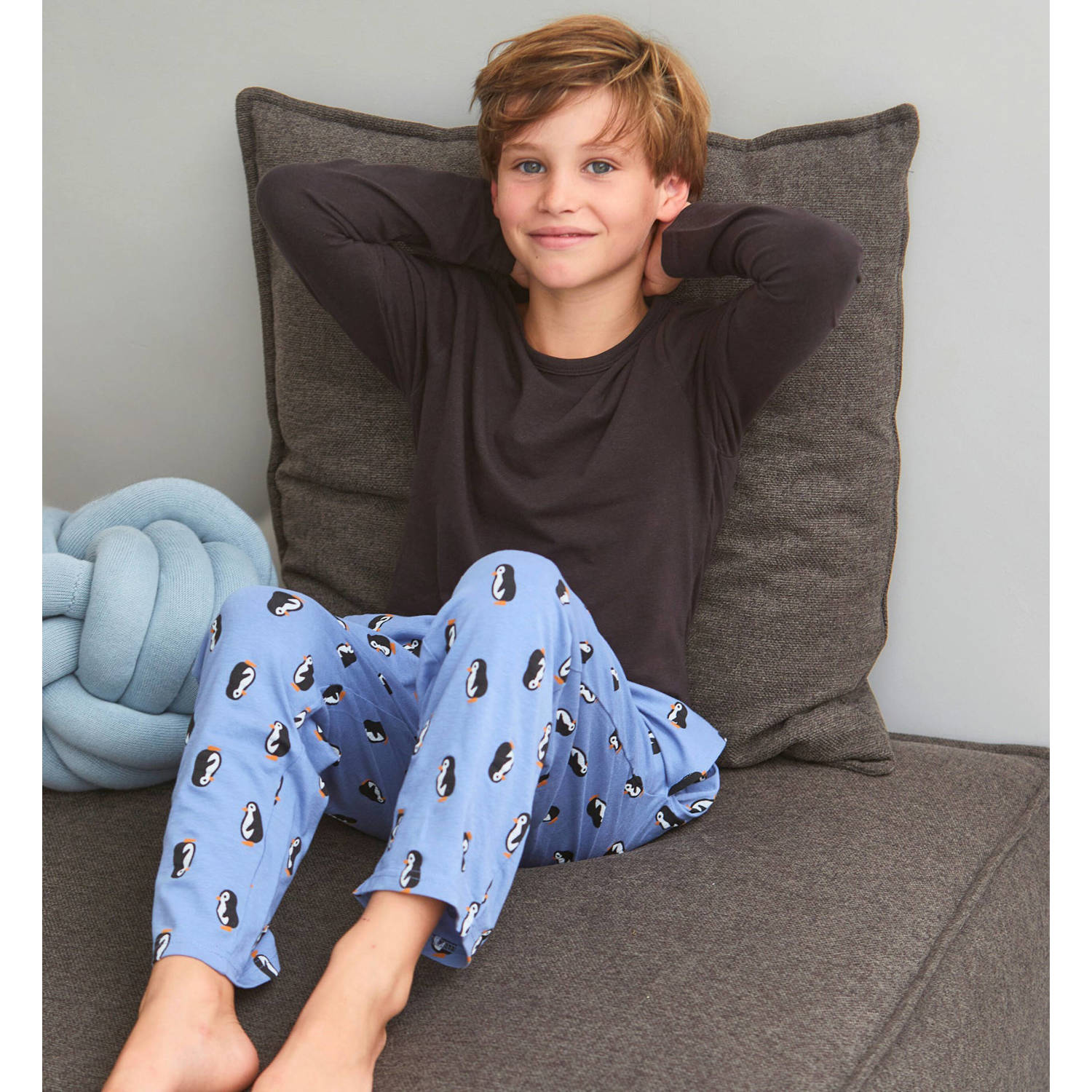 Little Label pyjama met all over print op de broek