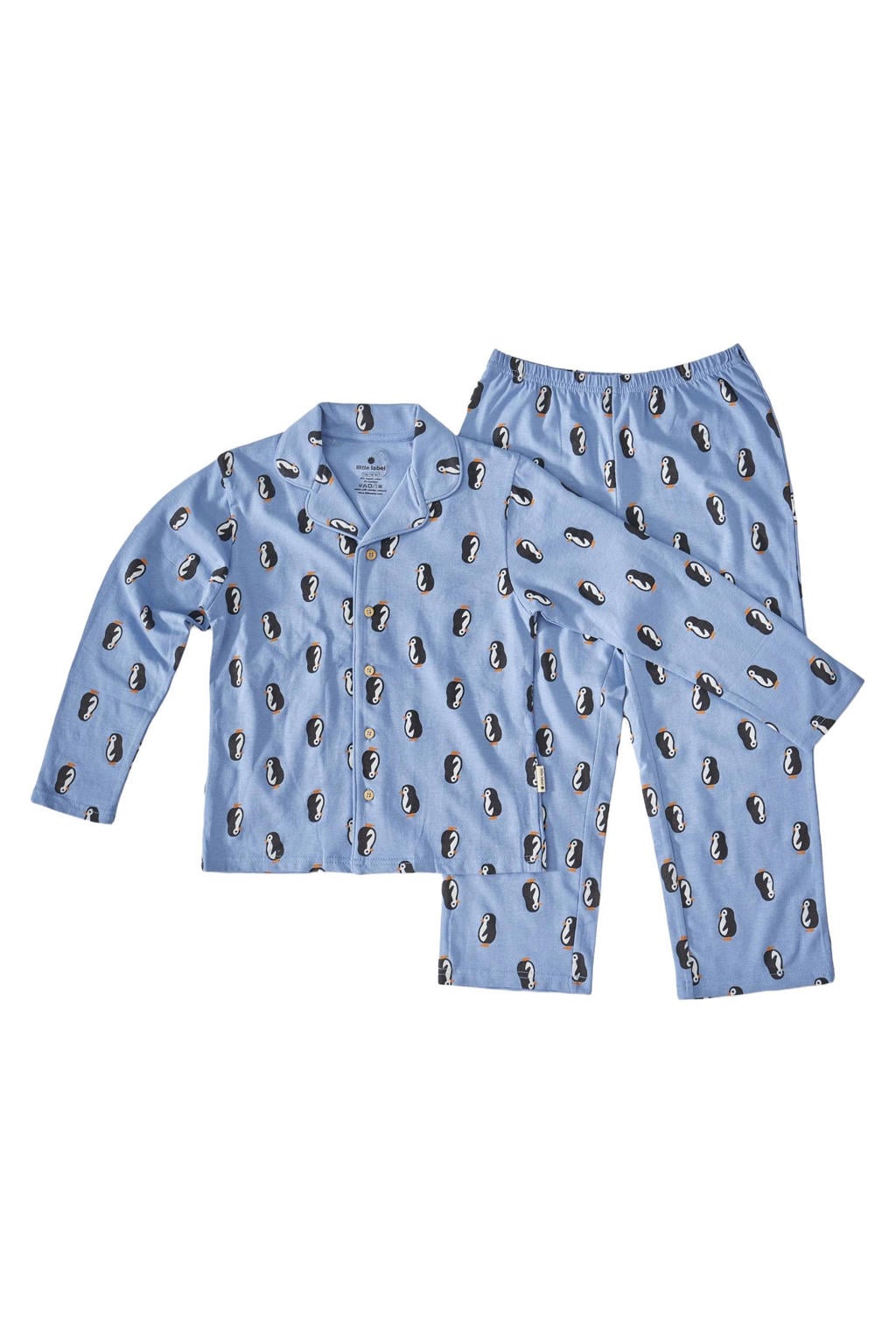 Little Label pyjama met pinguïn print