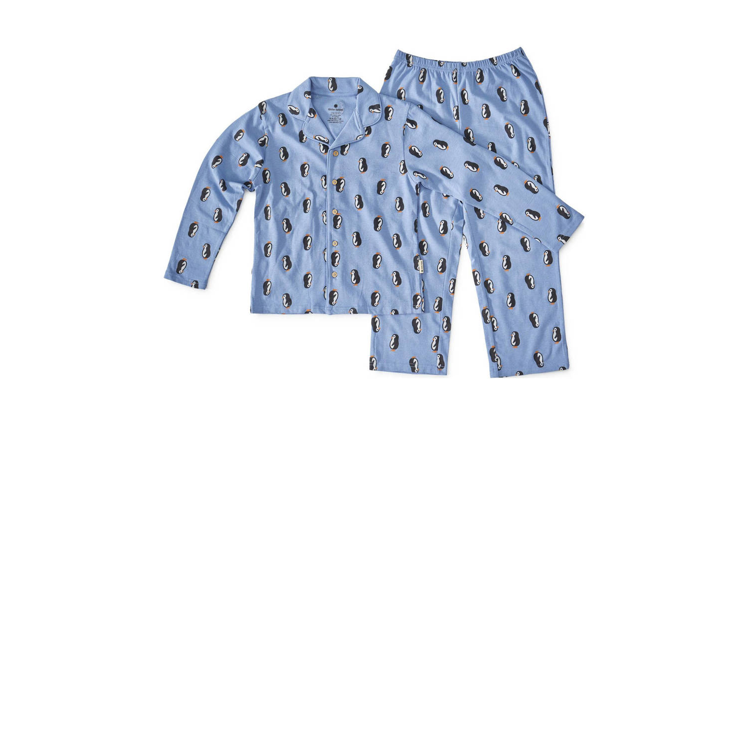 Little Label pyjama met penguin print