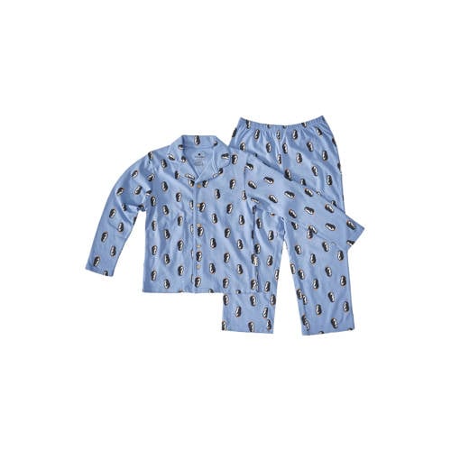 Little Label pyjama met penguin print afbeelding
