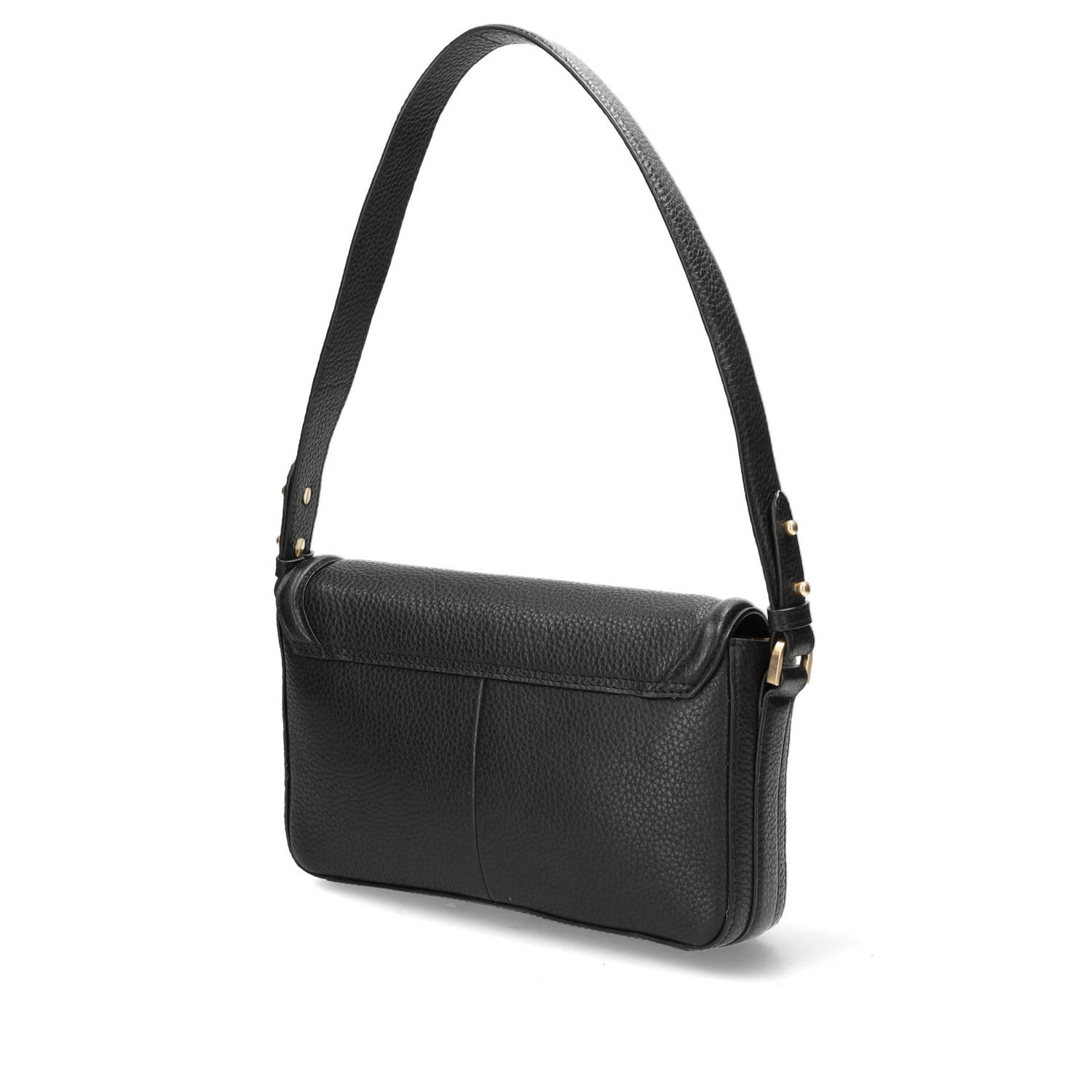 Fred de la Bretoniere leren crossbody tas Jukka zwart