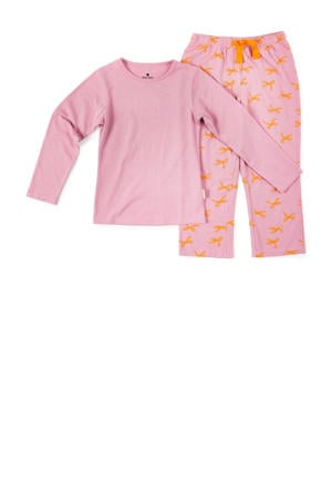 pyjama met all over print op de broek
