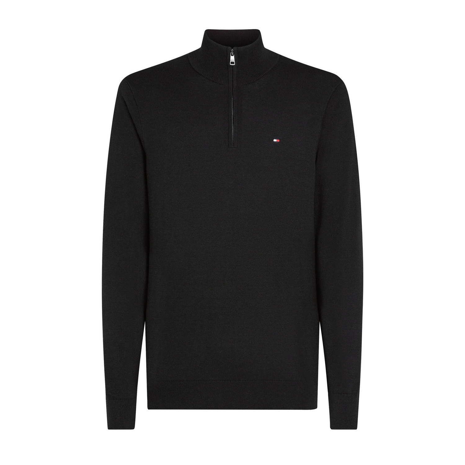 Tommy Hilfiger Schipperstrui ESSENTIAL COTTON ZIP MOCK