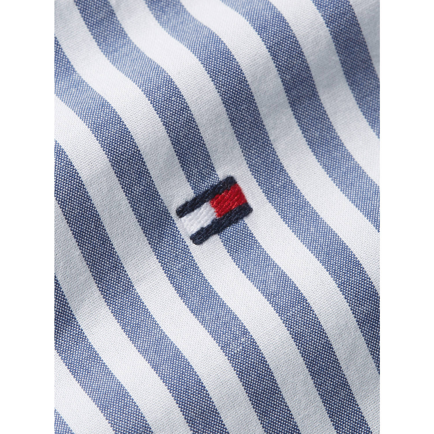 Tommy Hilfiger gestreept overhemd blauw