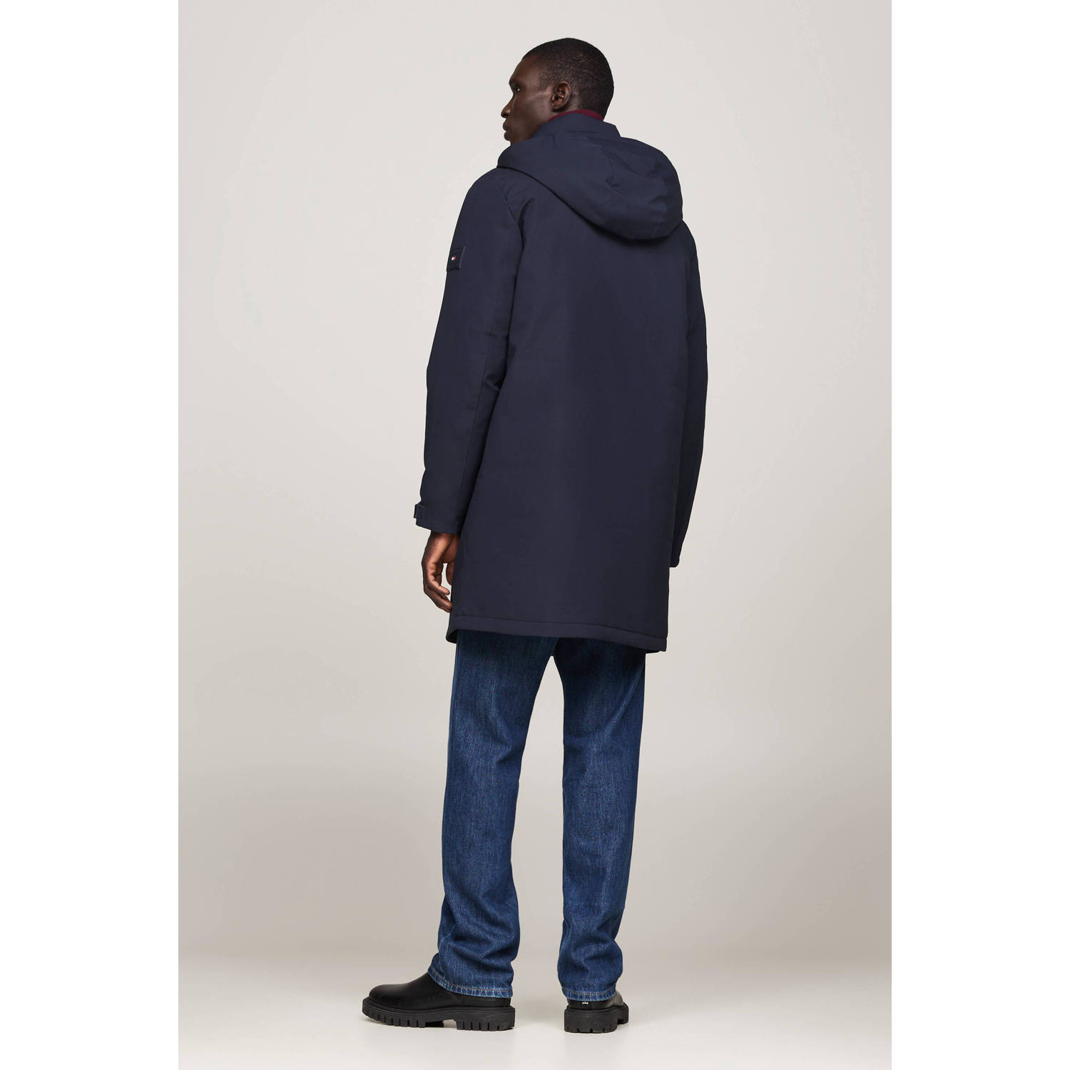 Tommy Hilfiger gewatteerde winterjas desert sky