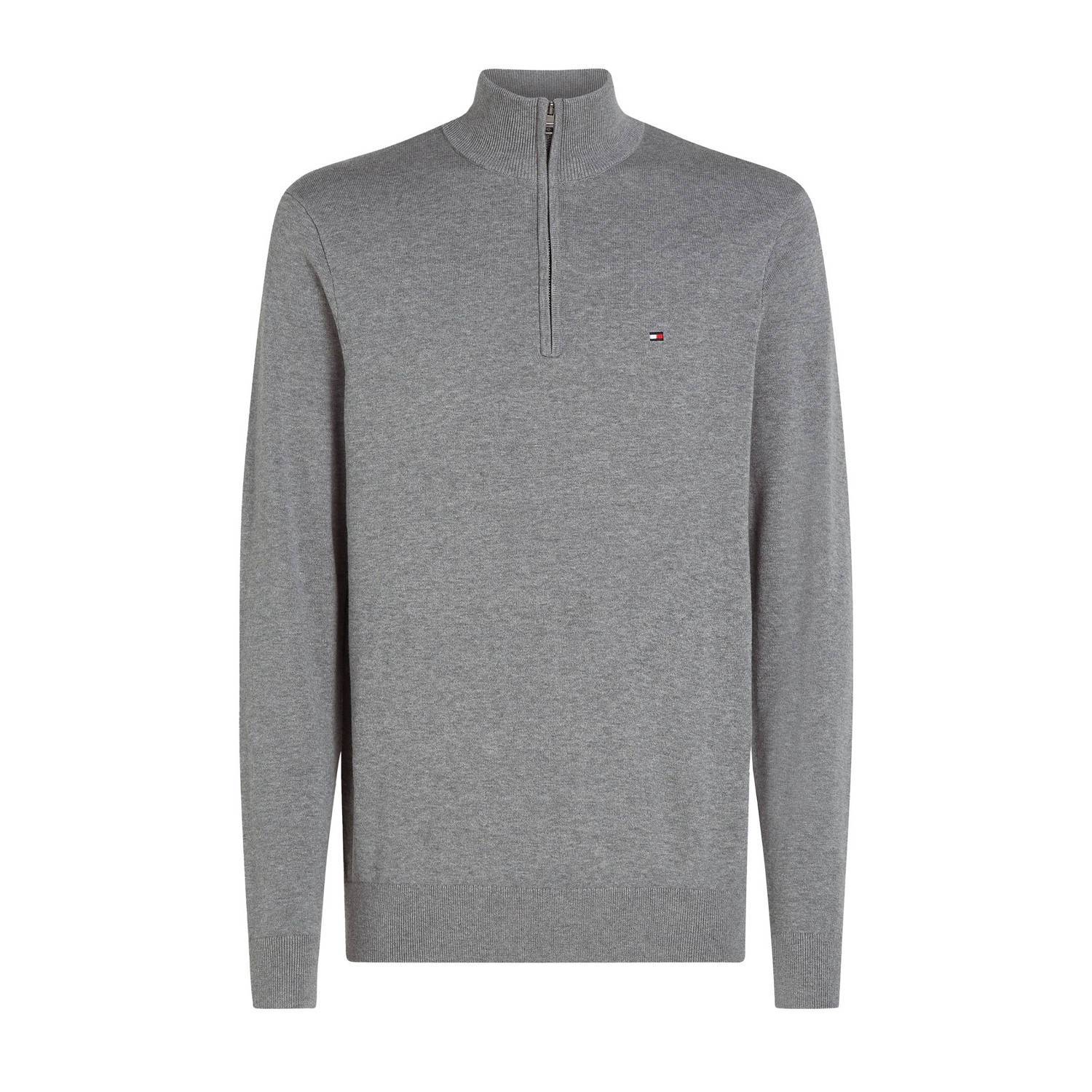 Tommy Hilfiger gebreide trui Medium Grey Heather