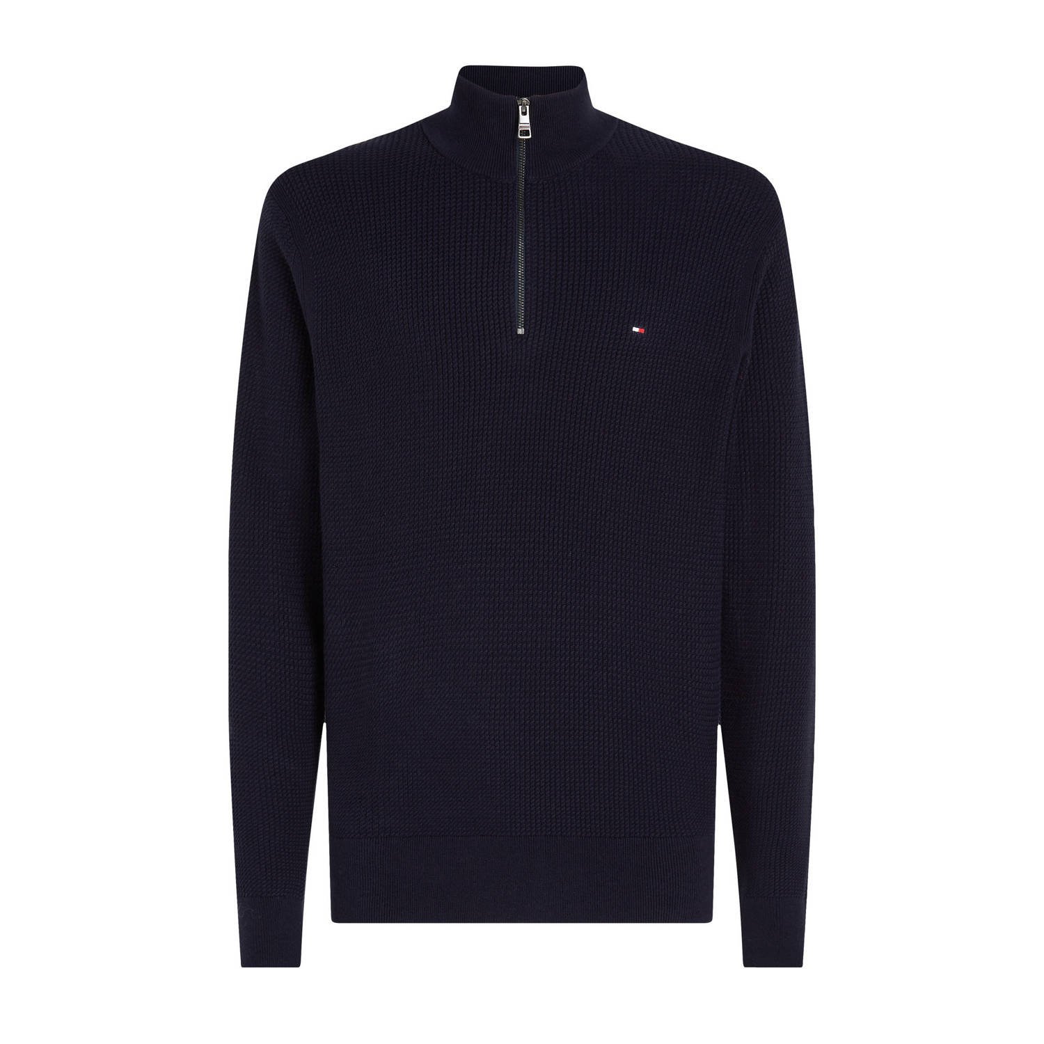 Tommy Hilfiger Schipperstrui STRUCTURE ZIP MOCK