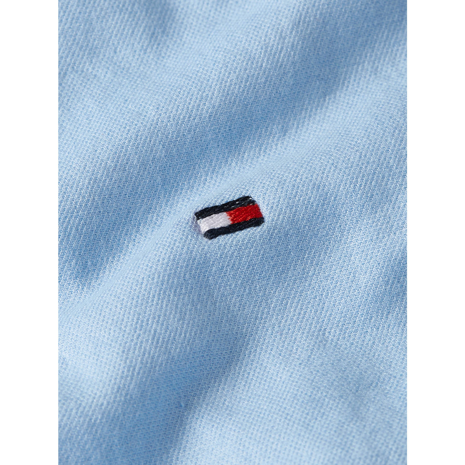 Tommy Hilfiger regular fit overhemd met logo lichtblauw