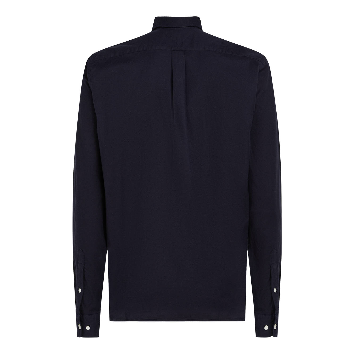 Tommy Hilfiger regular fit overhemd met logo donkerblauw