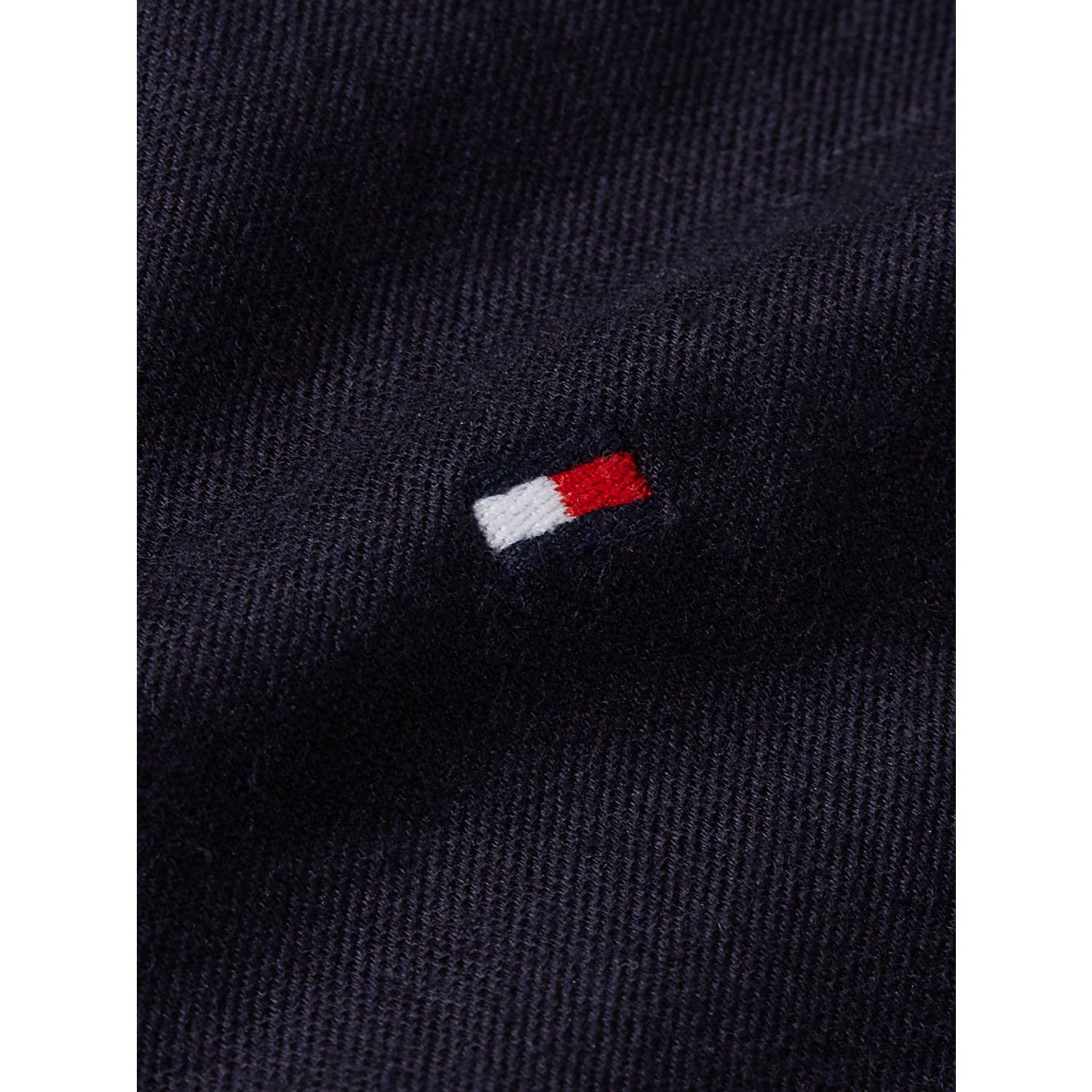 Tommy Hilfiger regular fit overhemd met logo donkerblauw