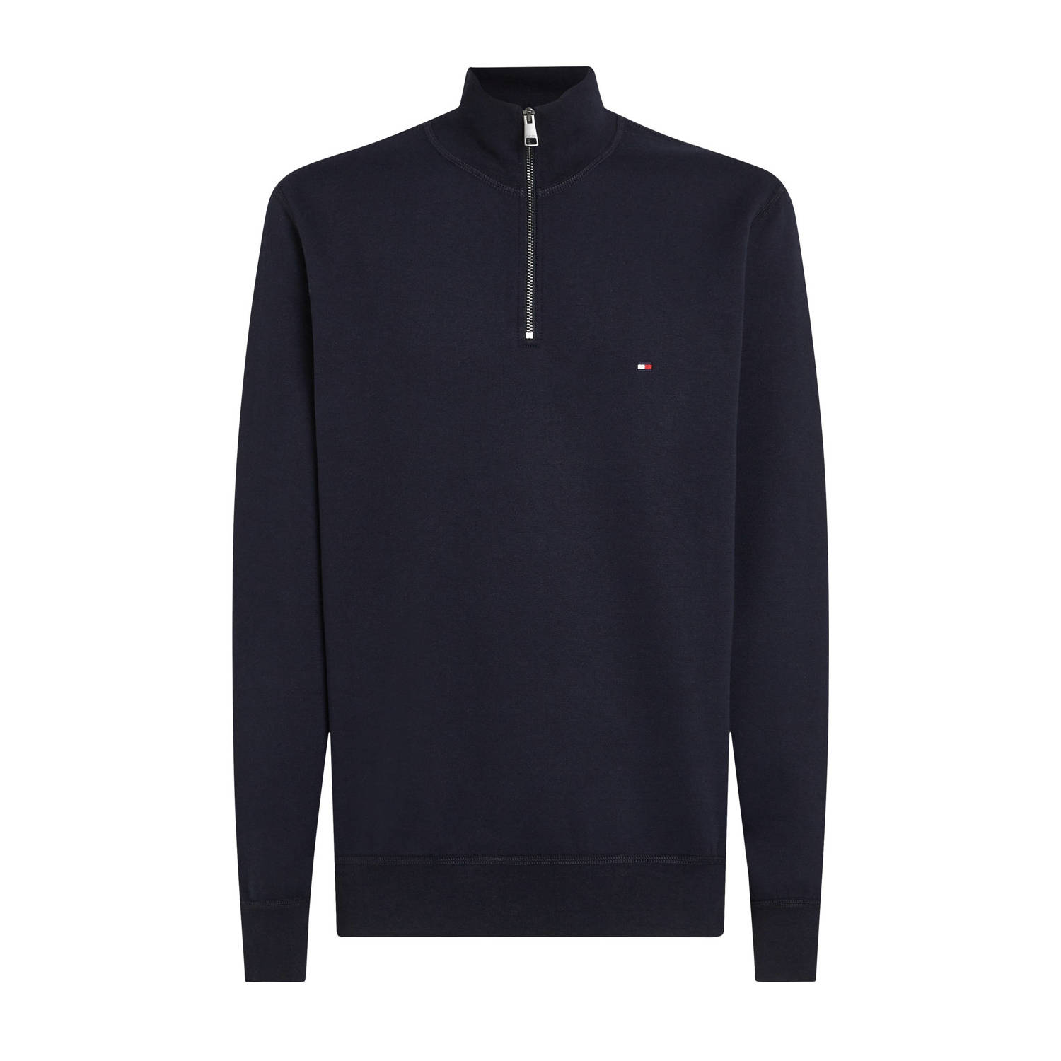 TOMMY HILFIGER Heren Truien & Vesten Essential Fleece 1 4 Zip Donkerblauw