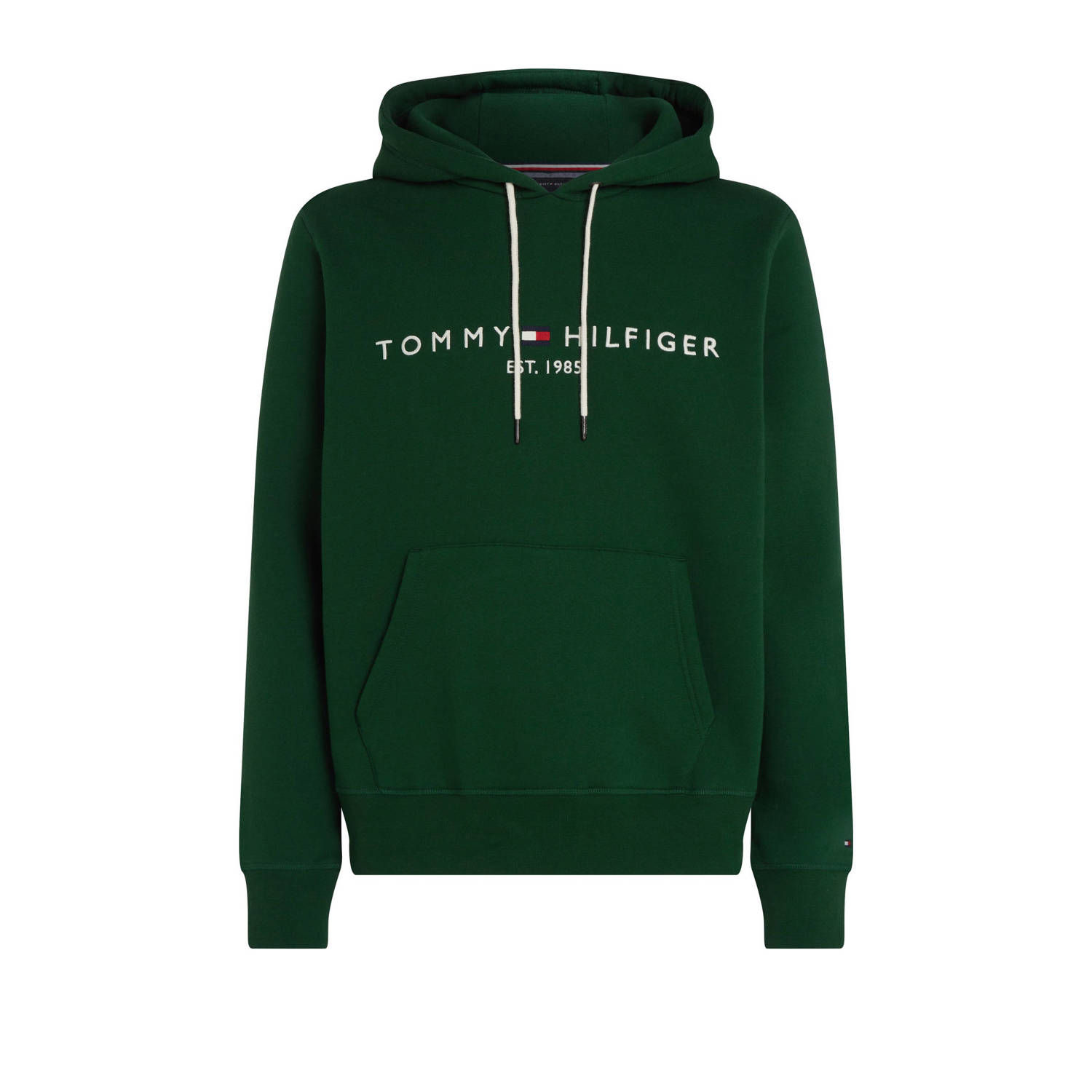 Tommy Hilfiger hoodie met printopdruk Ornamental Green