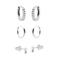 KARMA Jewelry sterling zilveren oorbellen Joy (set van 3)