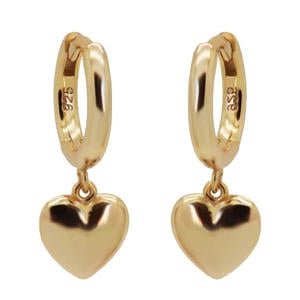 gold plated oorbellen Lovely