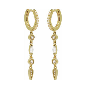 gold plated oorbellen Lizzy