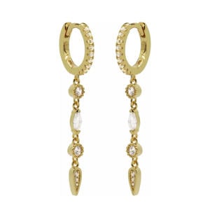 gold plated oorbellen Lizzy