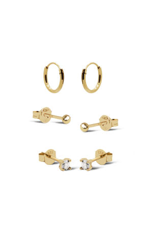 gold plated oorbellen Base
