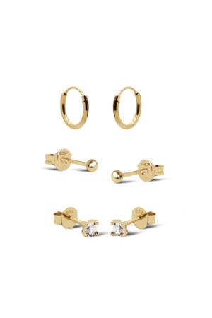 gold plated oorbellen Base