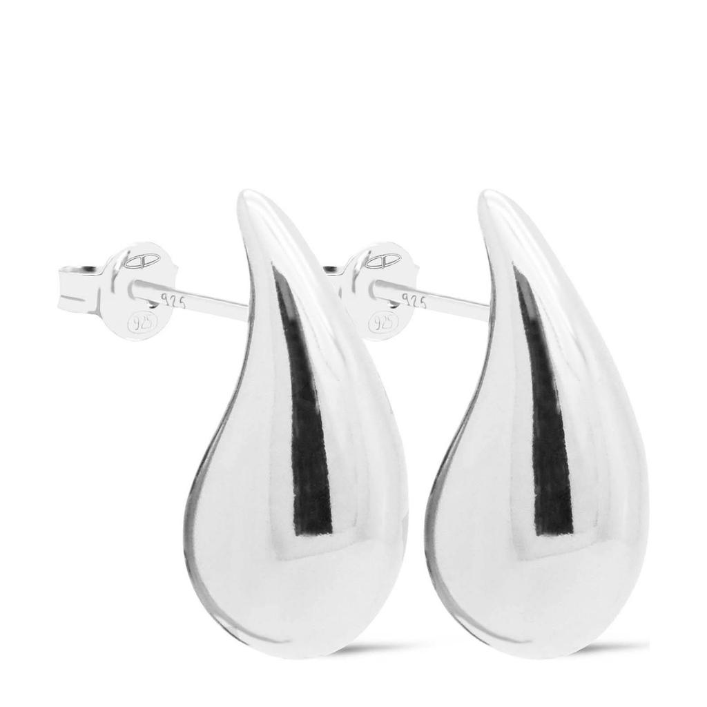 KARMA Jewelry sterling zilveren oorbellen Chunky Drop