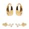 KARMA Jewelry gold plated oorbellen Fay (set van 2)