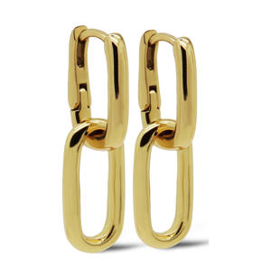 gold plated oorbellen Fine Densley
