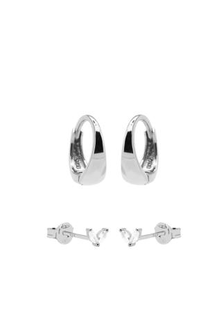 sterling zilveren oorbellen Fay (set van 2)