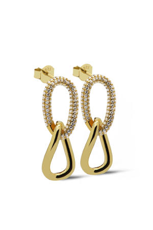 gold plated oorbellen Eve