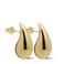 KARMA Jewelry gold plated oorbellen Chunky Drop