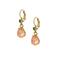 Otazu gold plated oorbellen met Swarovski kristallen Classic Peach Delight