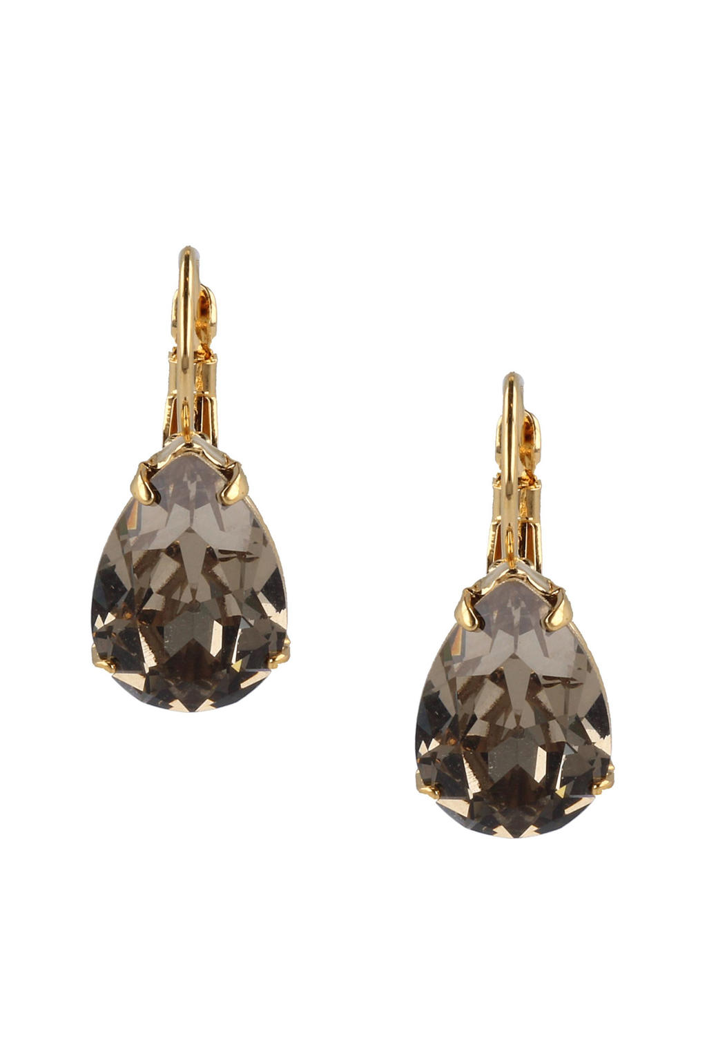 Otazu gold plated oorbellen Swarovski kristallen Lacrima