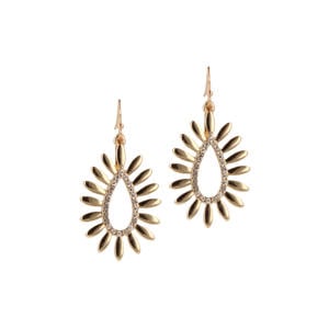 gold plated oorbellen Ivy Sun