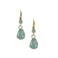 Otazu gold plated oorbellen met Swarovski kristallen Classic Pacific Opal