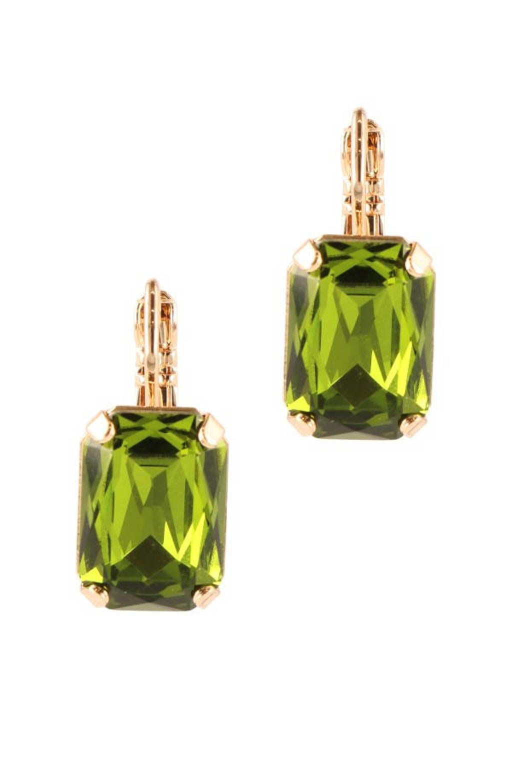 Otazu gold plated oorbellen met Swarovski kristallen Vogue