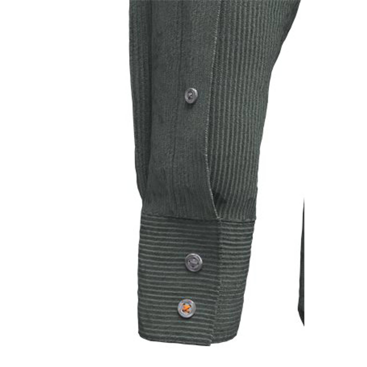 BOSS corduroy overhemd grijs