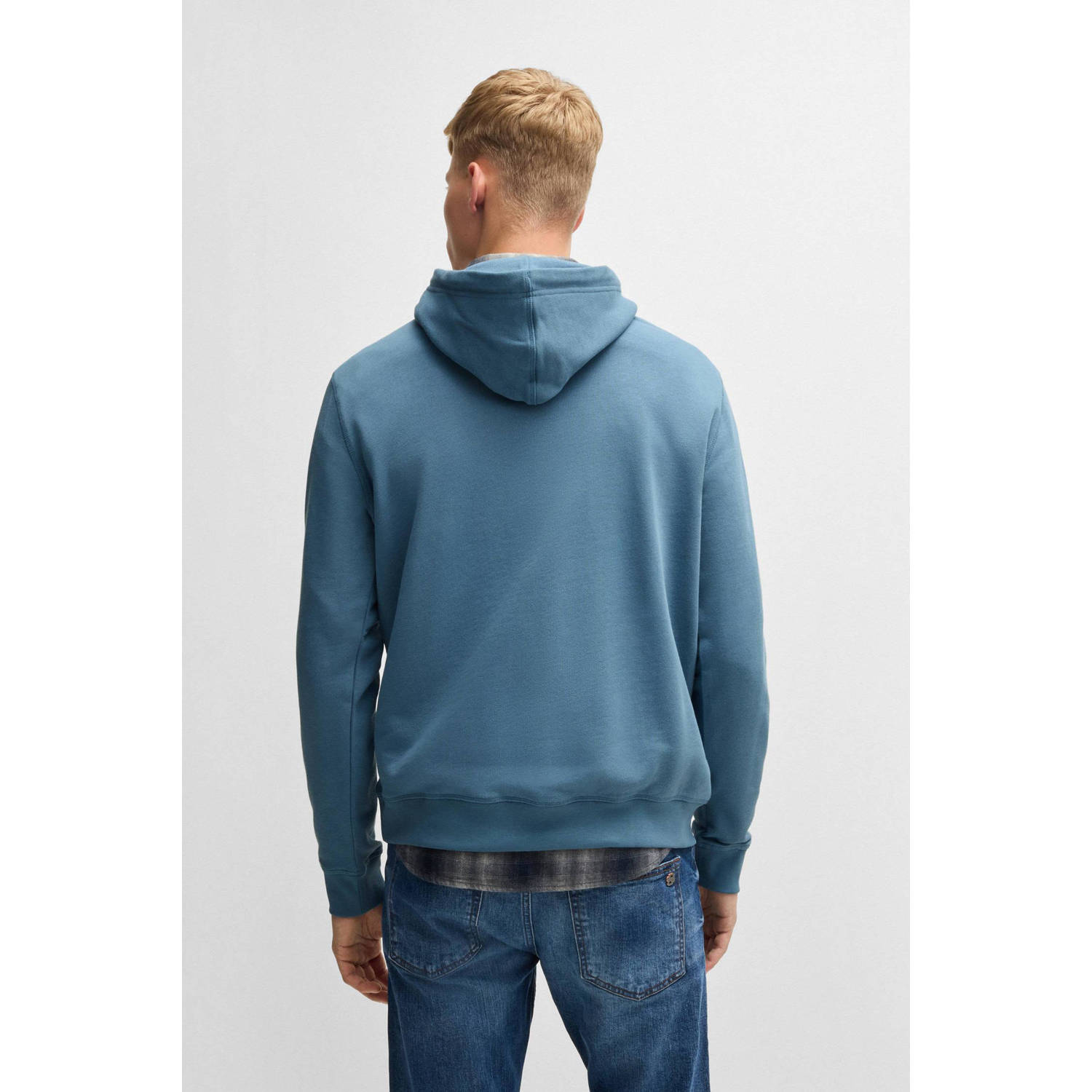 BOSS hoodie blauw