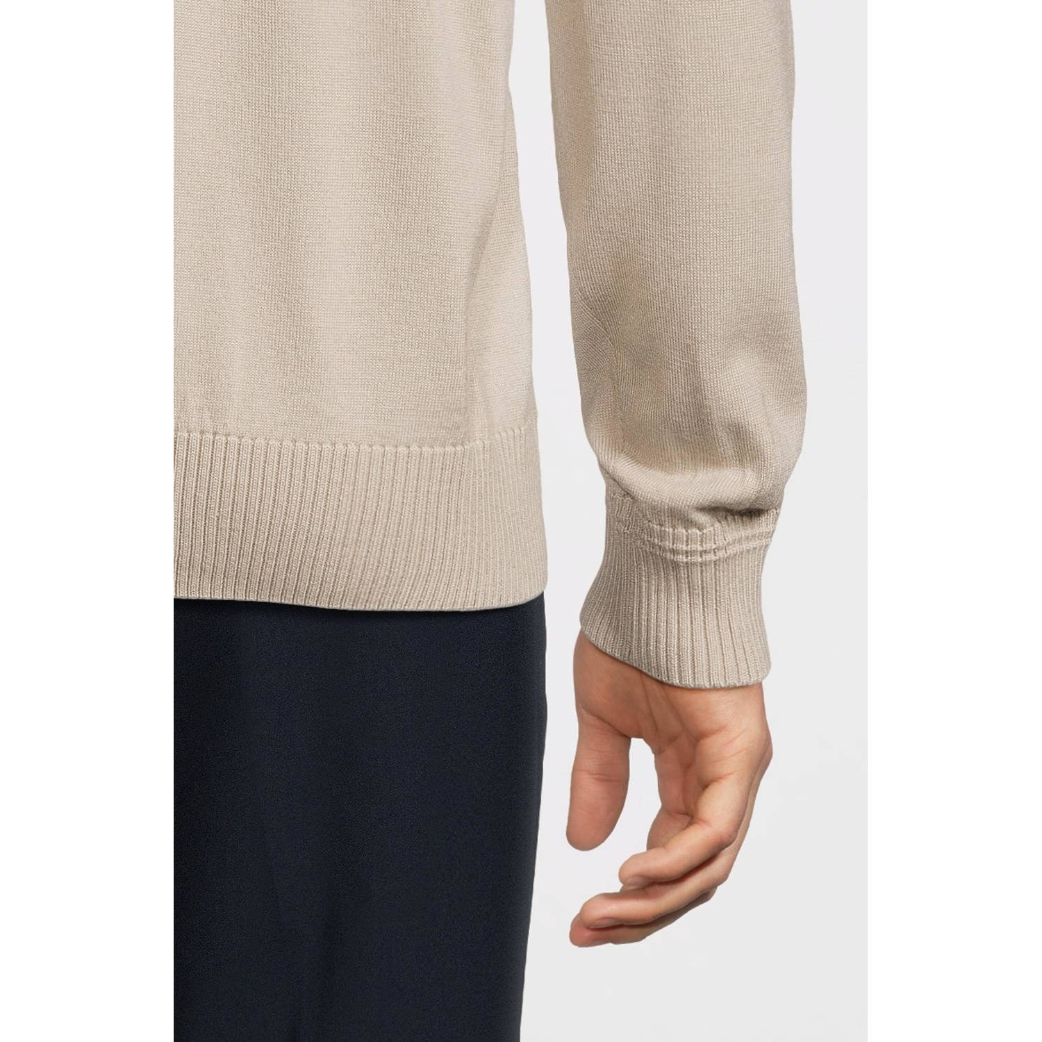 BOSS fijngebreid vest met wol