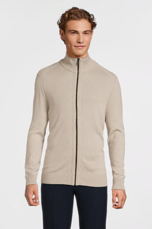 fijngebreid vest met wol