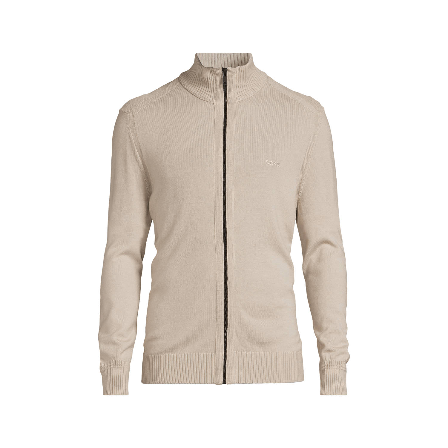 Boss Sweater Avac Vest Wolblend Greige