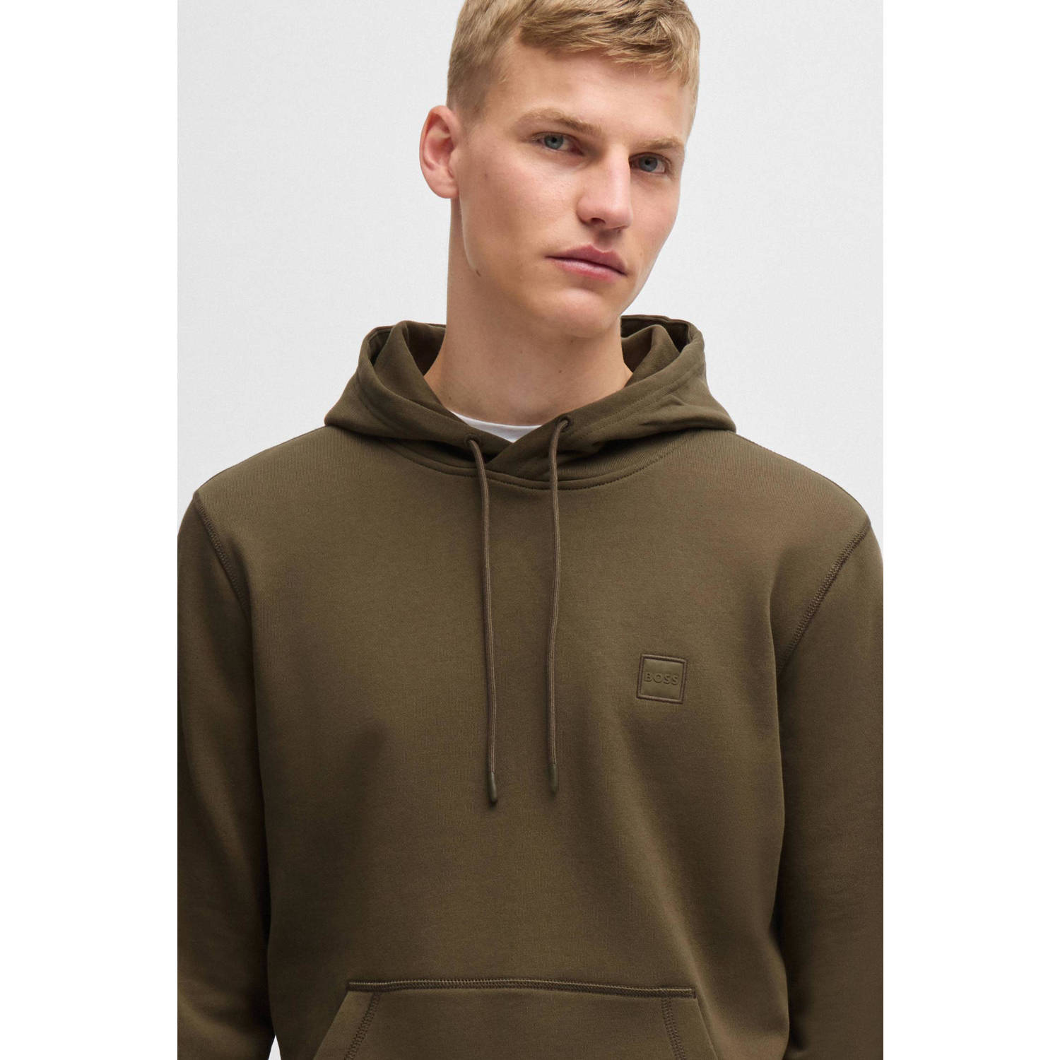 BOSS hoodie kaki