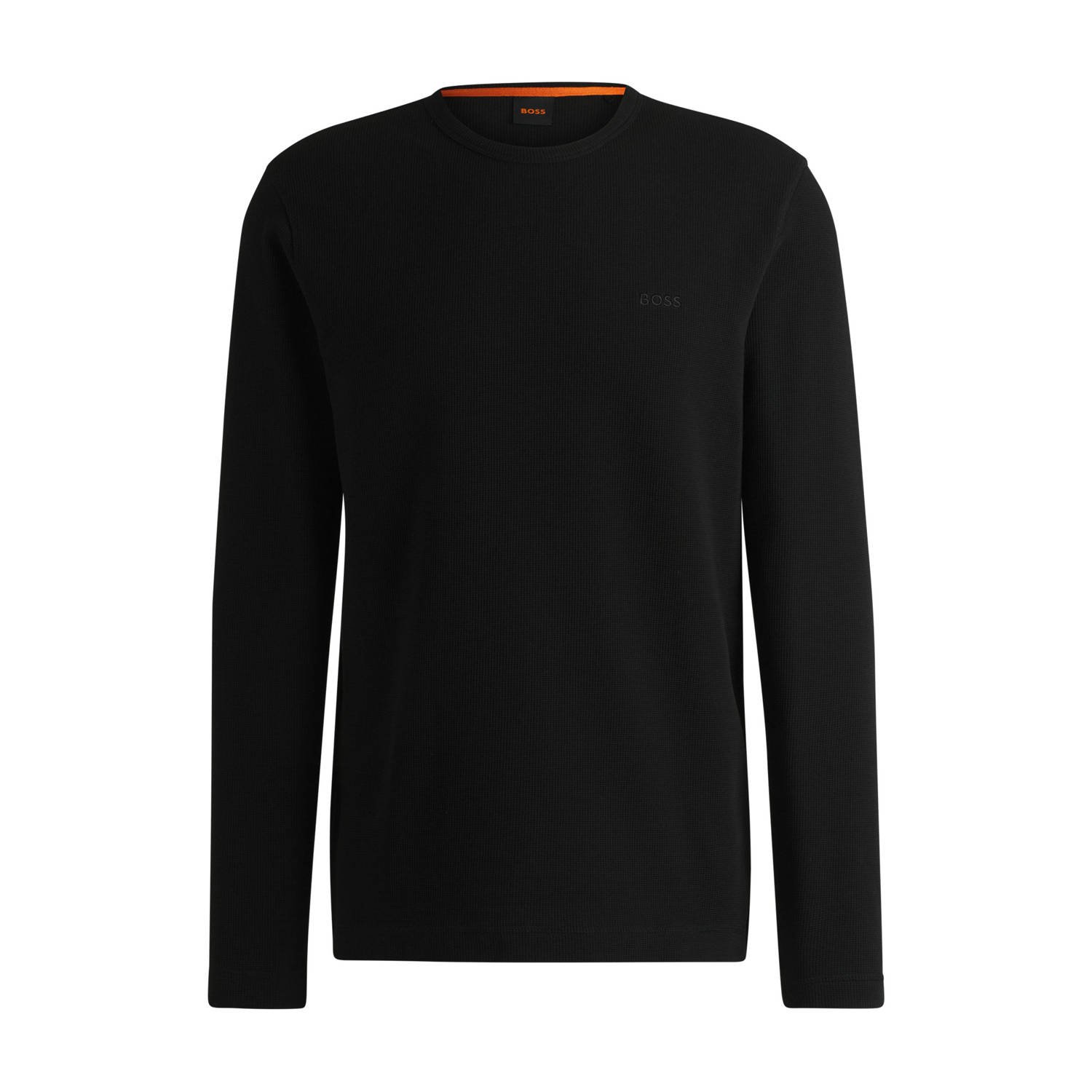 Boss Orange Regular fit shirt met lange mouwen en labelstitching model 'TEMPESTO'