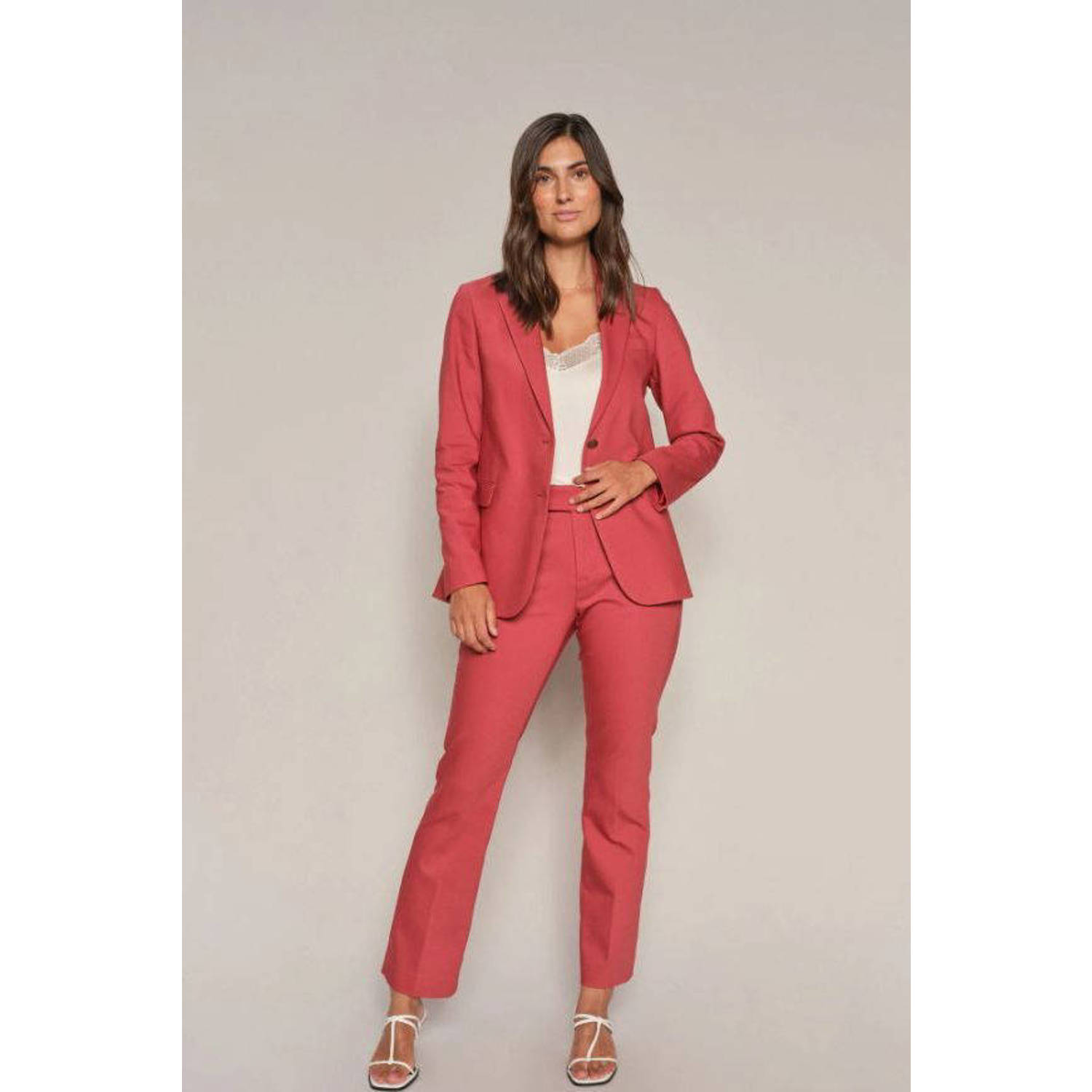 Mos Mosh straight fit pantalon Ellen Night
