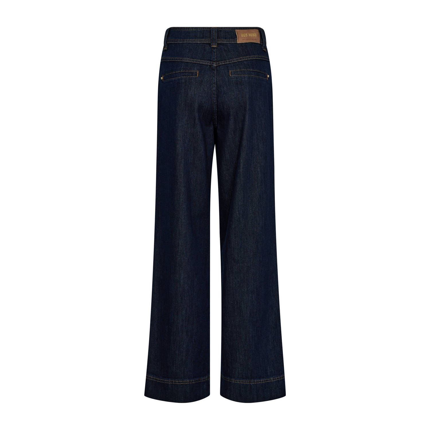 Mos Mosh high waist wide leg jeans Soey dark blue denim