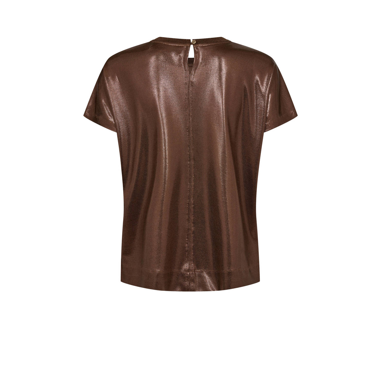 Mos Mosh T-shirt Nivola bruin