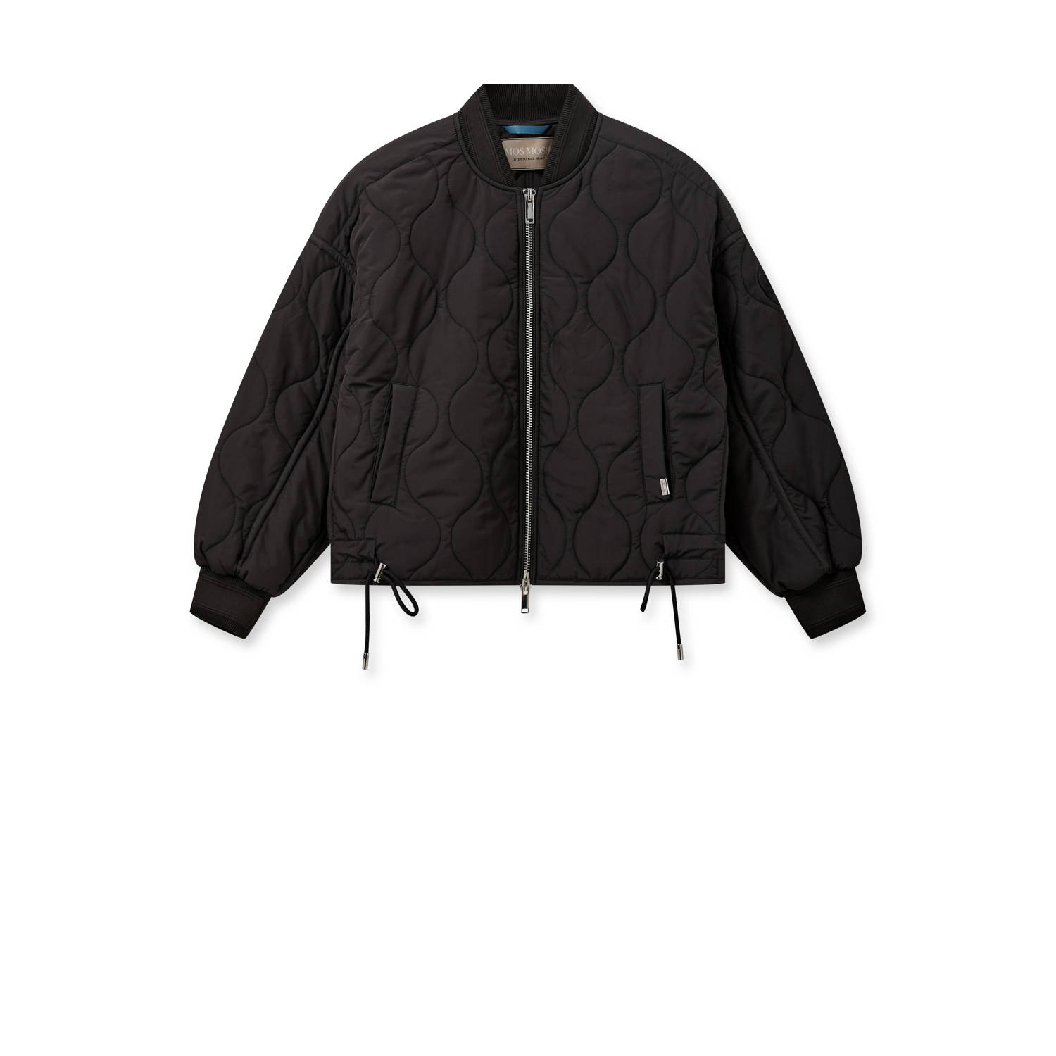 MOS MOSH Gewatteerde Bomberjack Zwart Black Dames