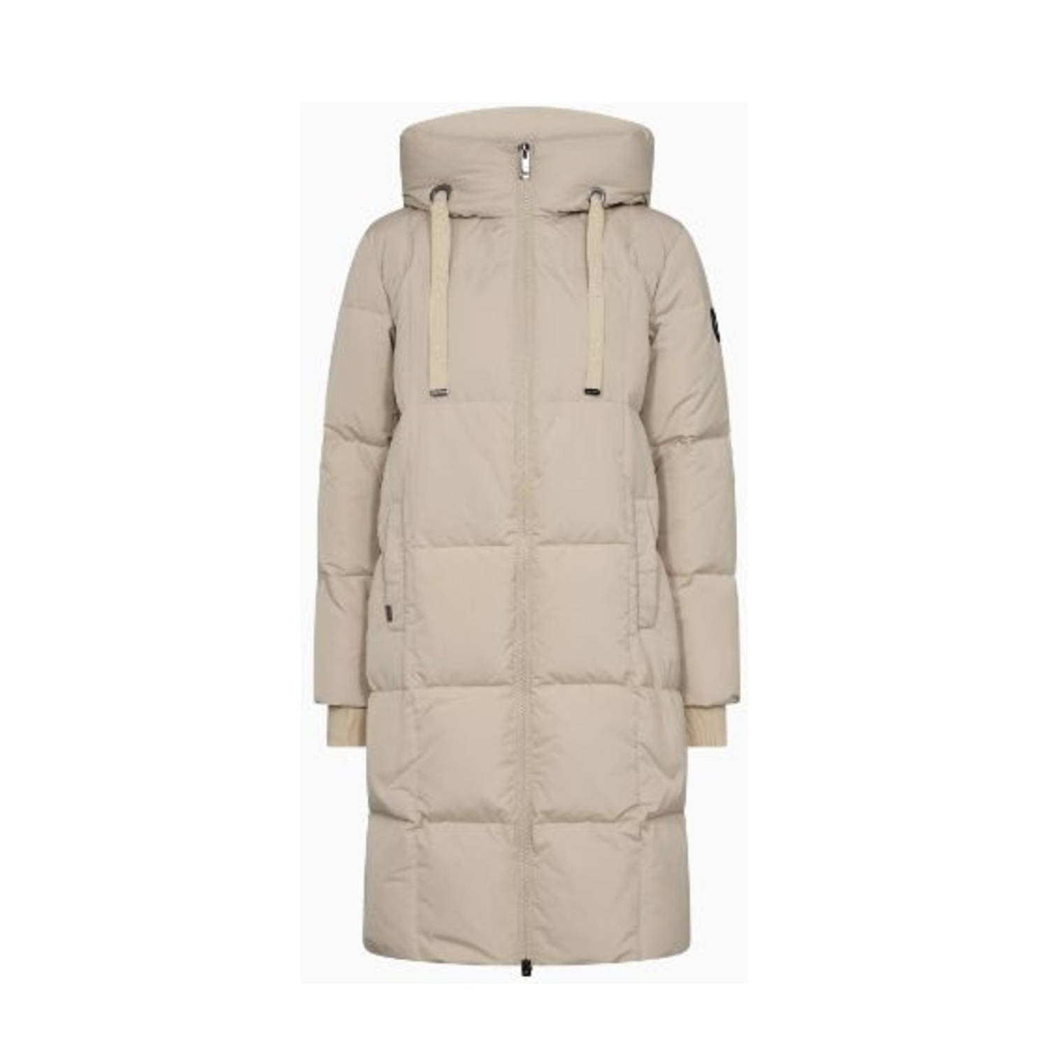 MOS MOSH Dames Jassen Nova Square Down Coat Beige