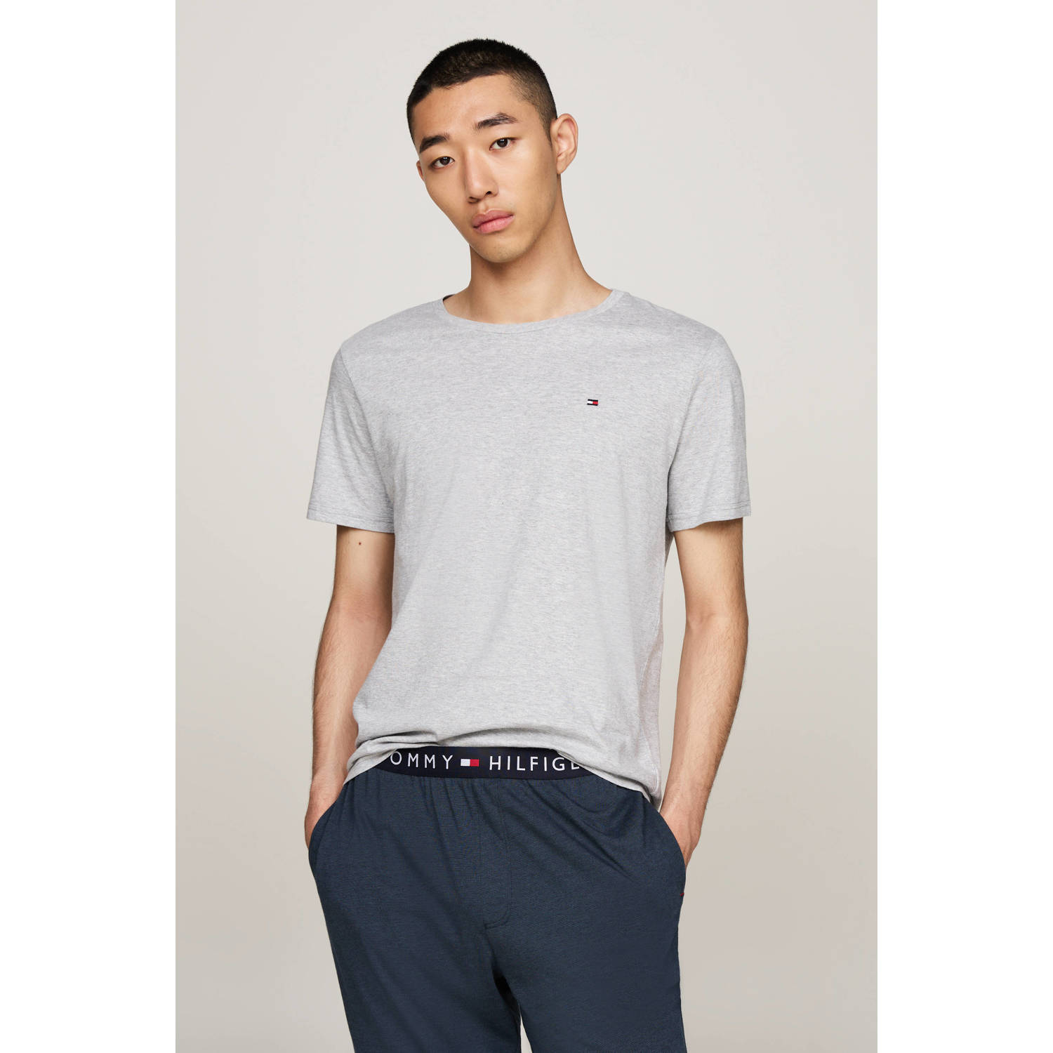 Tommy Hilfiger ondershirt (set van 3) wit zwart grijs